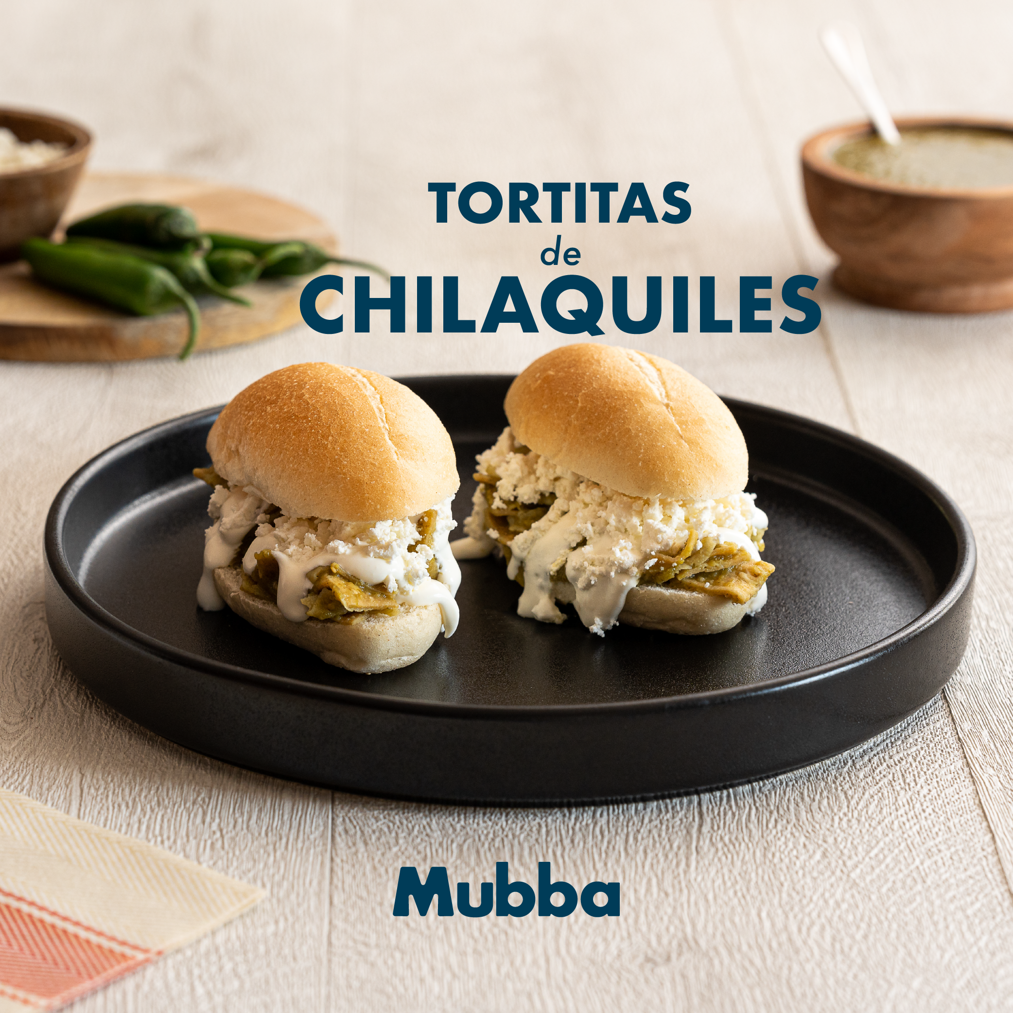 Tortitas de Chilaquiles Mubba
